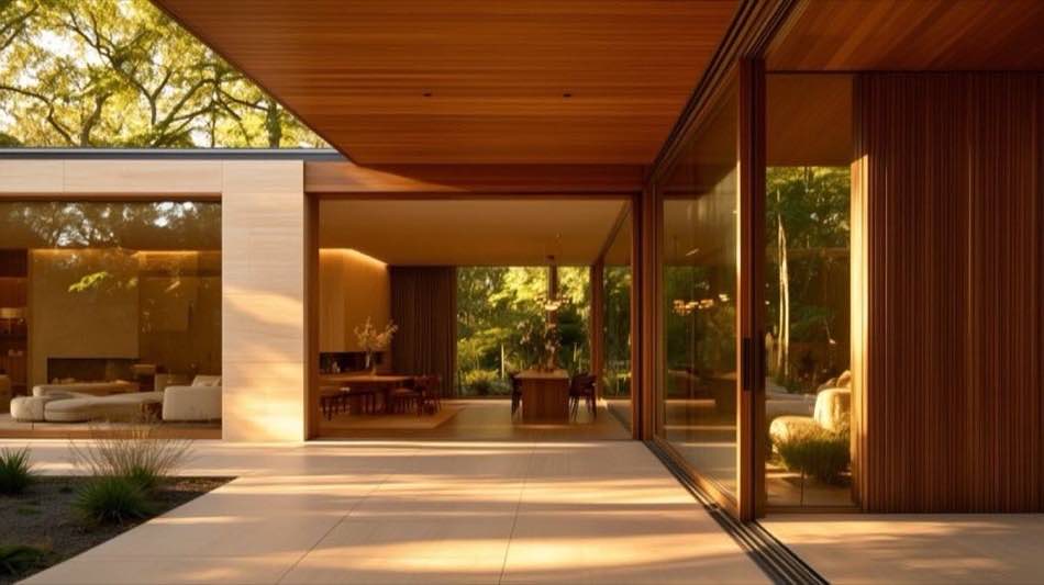 Minimalist backyard suite exterior