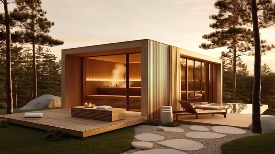 Compact modern garden home